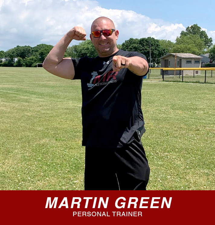 Martin Green personal trainer button